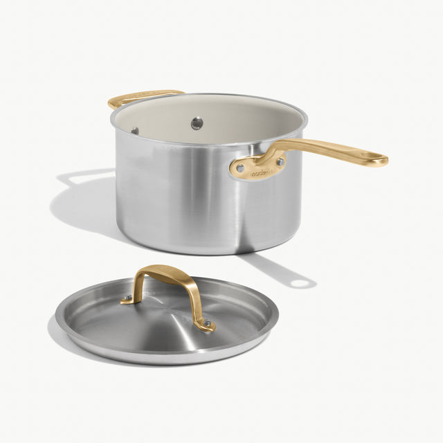4 QT · Antique Brass