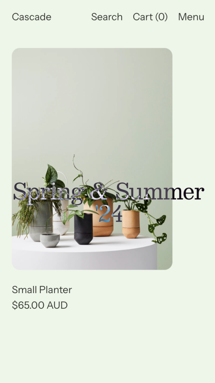 Theme screenshot that previews Swell